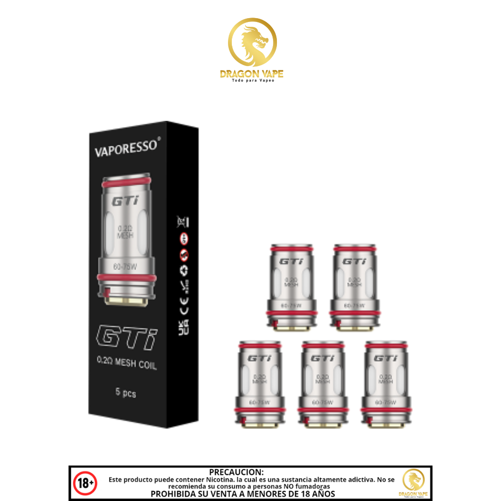 Vaporesso | GTi Coils - Resistencias